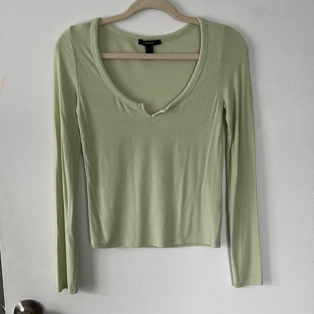 Sage green long sleeve